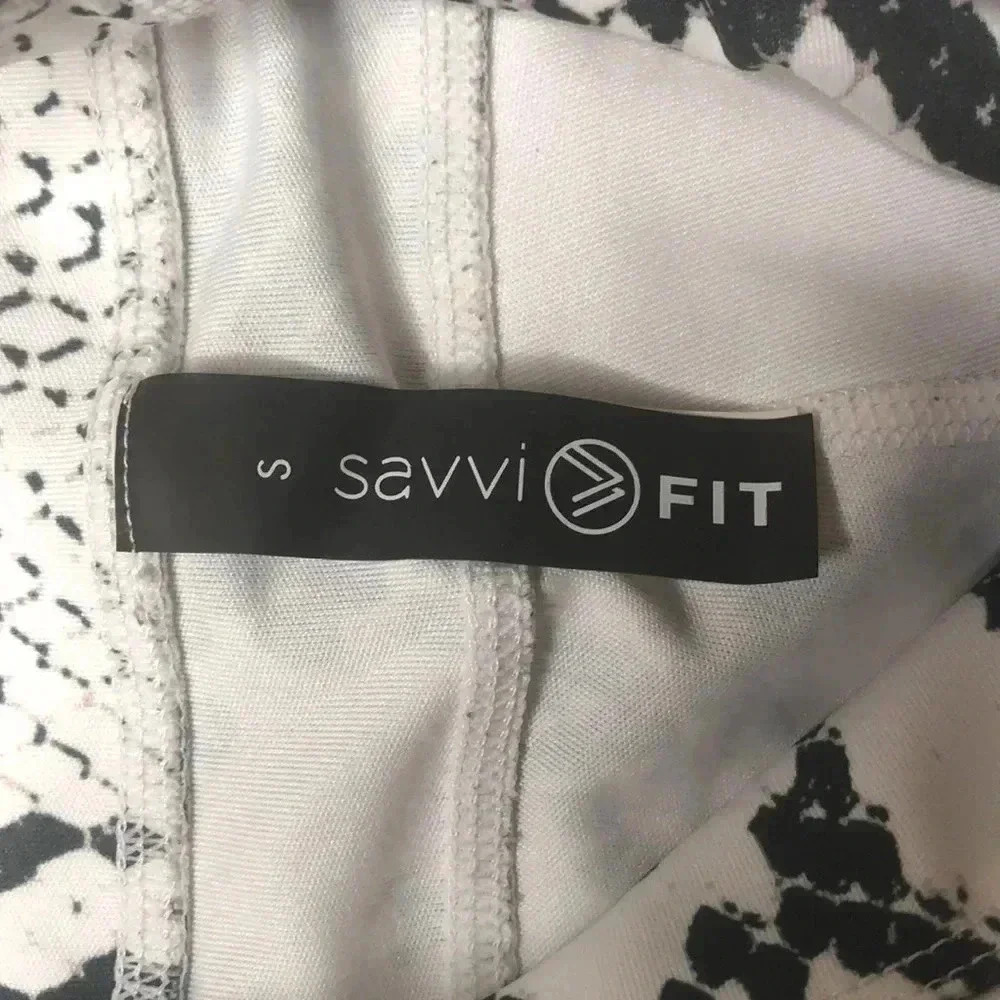 Savvi Fit Khali Python Snake Print 7/8 Leggings H… - image 6